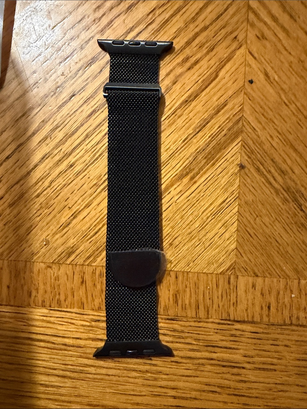 Black Milanese Loop Watch magnetic Band Compatible Apple Watch
